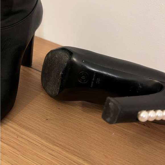 Chanel Leather Open Toe Heels - Picture 5 of 6